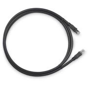 Патч-корд F/UTP кат.6A PC-ARM-FTP-RJ45-Cat.6a-10m-PE 2xRJ45/8p8c экранир. армированный гофрированной стальной лентой РЕ внешн. 10м черн. Cabeus 10142c