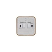 Выключатель 1-кл. ОП Blanca 10А IP20 (сх. 1) 250В с изолир. пластиной ясень SE BLNVA101015