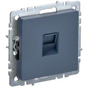 Розетка компьютерная СП RJ45 кат.5E BRITE РК10-БрМ механизм маренго IEK BR-K10-1-K35